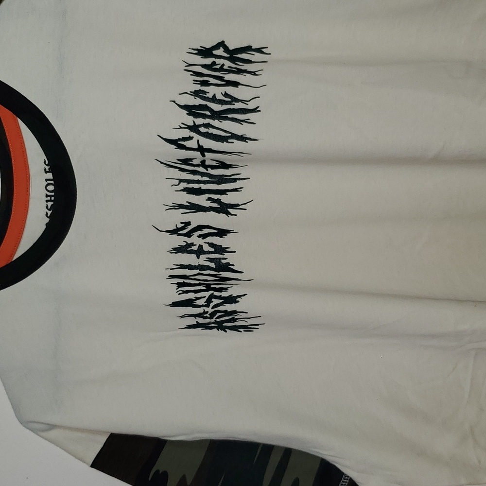 Assholes Live Forever Tan/ Camo Ringer Tee